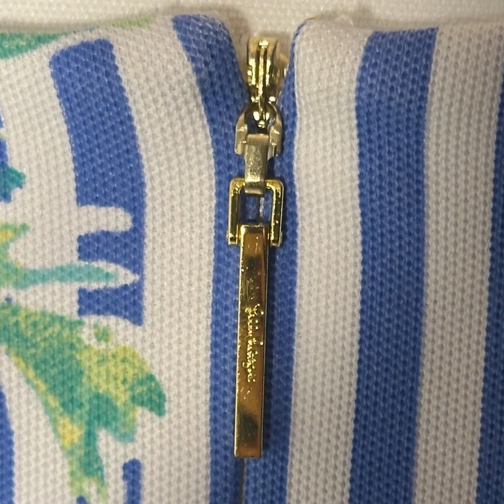 Lilly Pulitzer Blue and Green Midi Dress - Picture 8 of 11